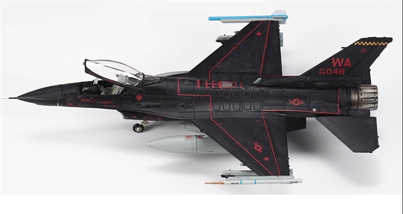 Calibre Wings F-16C Block 42 64th Aggressor Sqn Wraith 89-2048 1:72 Airplane Pre-built Model