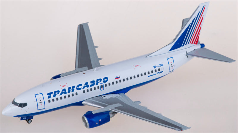 JC Wings Transaero Airlines Boeing 737-500 VP-BYQ 1:200 Diecast Model view 1