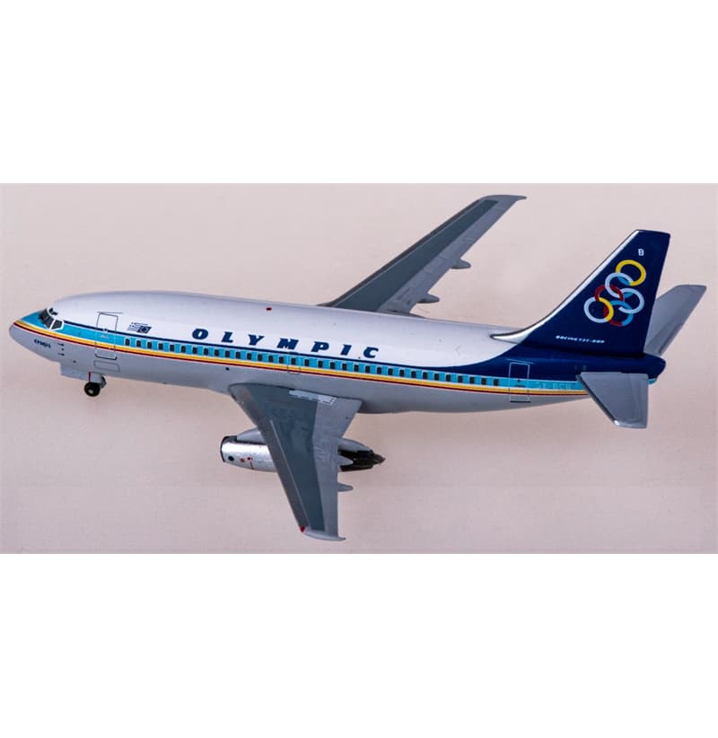 AeroClassics Olympic Air Boeing 737-200 SX-BCB 1:400 Aircraft Pre-built  Airliner Model Display