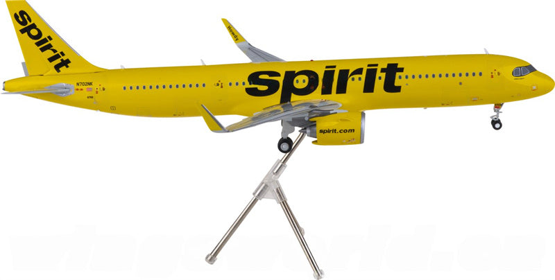 Geminijets Spirit Airlines Airbus A321neo N702NK 1:200 Diecast Model view 3
