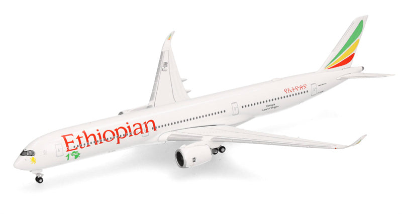 Herpa Ethiopian Airlines Airbus A350-1000 ET-BAW 1:500 Diecast Model view 1