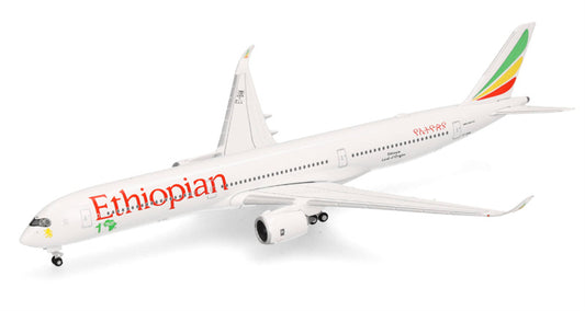 Herpa Ethiopian Airlines Airbus A350-1000 ET-BAW 1:500 Diecast Model view 1