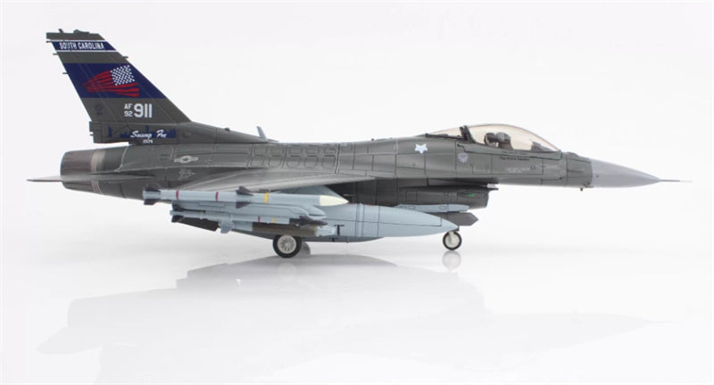 HOBBY MASTER F-16C Fighting Falcon 92-3911 157th FS South Carolina ANG Sept 2020 1:72 Airplane Pre-built Model