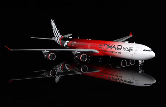 SQ Wings Etihad Airways Airbus A340-600 A6-EHJ 2016 1:200 Aircraft Model