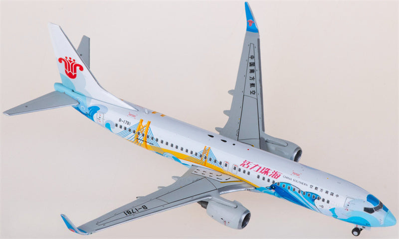 JC Wings China Southern Boeing 737-800 B-1781 1:400 Diecast Model view 3