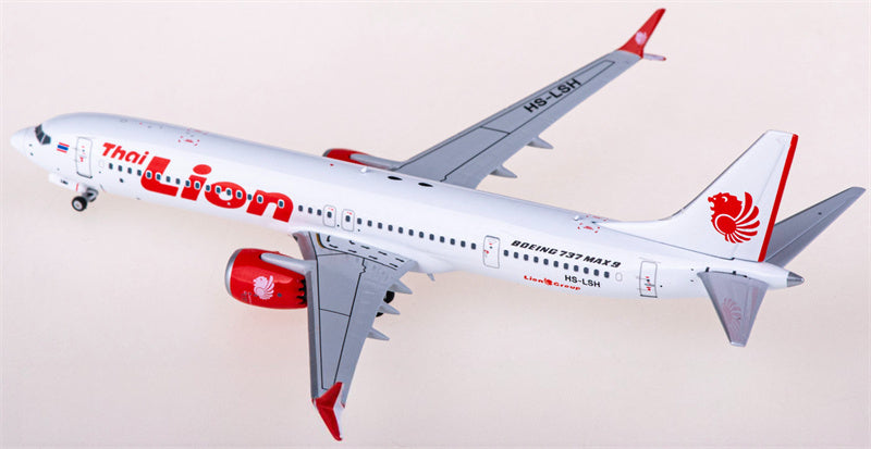 NG Models Lion Air Boeing 737 MAX 9 HS-LSH 1:400 Diecast Model view 3