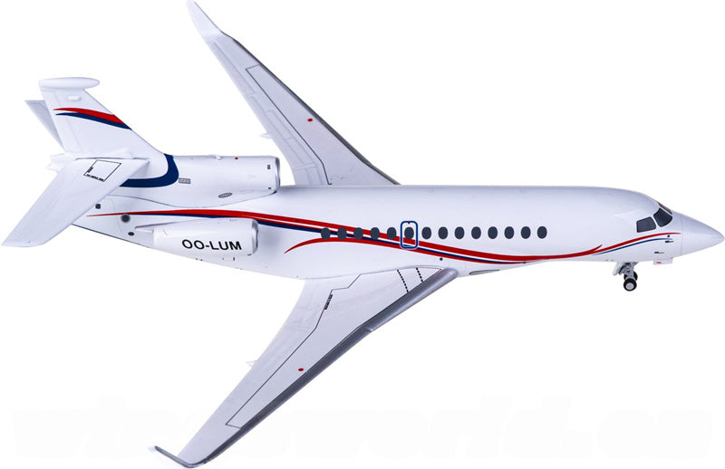 NG Models Belgian Air Component Dassault Falcon 7X OO-LUM 1:200 Diecast Model view 3