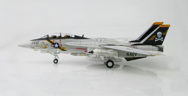 HOBBY MASTER USN F-14A VF-84 1:72 Model 1977  Jolly Rogers AJ200 / 160393