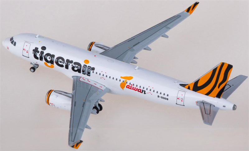 JC Wings Tigerair for Airbus A320 B-50018 1:400 Airplane Pre-built Airliner Model Display