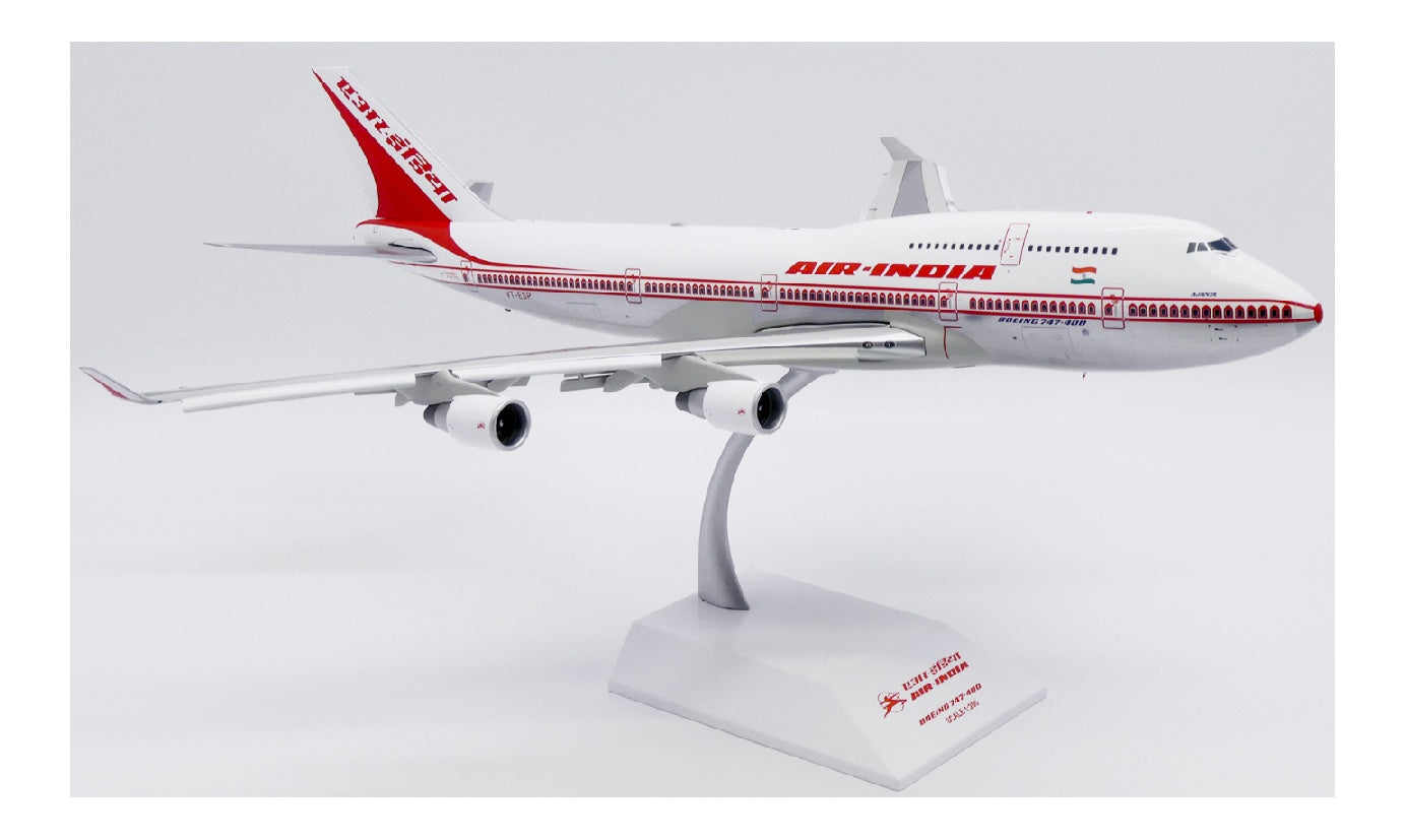 JC Wings 1:200 Air India Boeing 747-400 VT-ESP Flaps Down DIECAST Model
