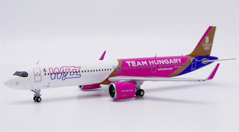 JC Wings 1:400 Wizz Air Airbus A321neo HA-LGI Diecast Model view 1