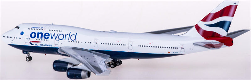 Phoenix British Airways Boeing 747-400 G-CIVZ member of oneworld 1:400 Diecast Model view 3