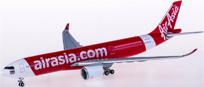 JC Wings AirAsia for Airbus A330-900neo HS-XJA 1:400 Airplane Pre-built  Airliner Model Display