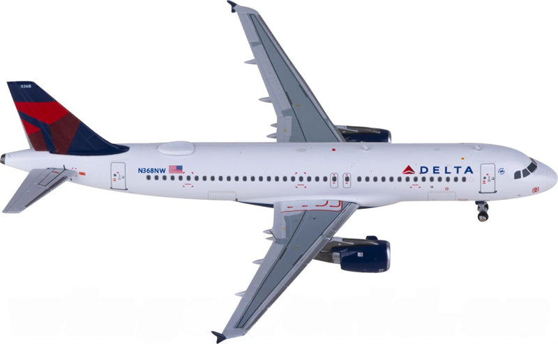 NG Models Delta Air Lines Airbus A320 N368NW 1:400 Diecast Model view 2
