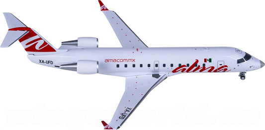 NG Models ALMA de Mexico Bombardier CRJ200ER XA-UFD 1:200 Diecast Model view 1