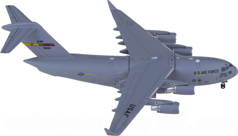 Geminijets USAF Boeing C-17 Globemaster III 05-5144 1:400 Diecast Model view 2