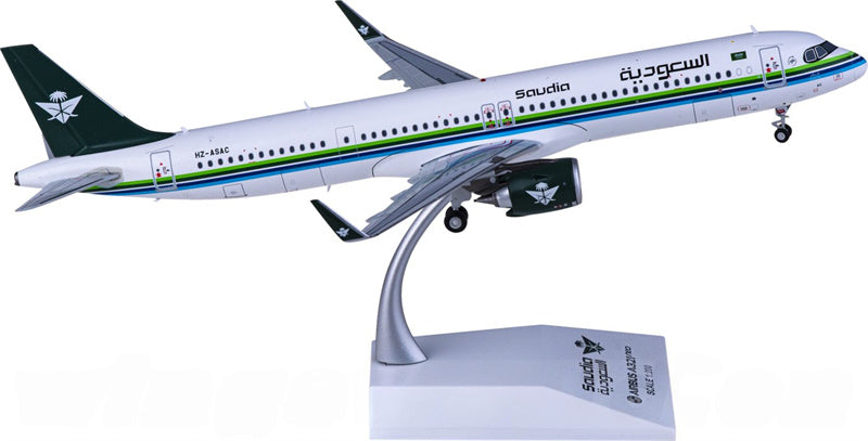 JC Wings Saudia Airbus A321neo HZ-ASAC 1:200 Diecast Model view 2