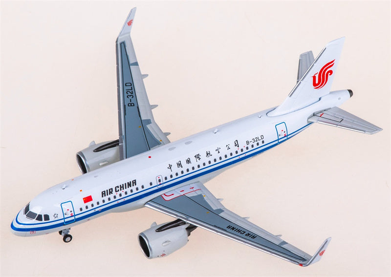NG Models 1:400 Air China Airbus A319neo B-32LD Diecast Model view 1