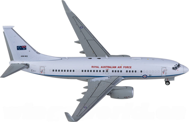 Geminijets RAAF Boeing 737-700W A36-002 1:400 Diecast Model view 3