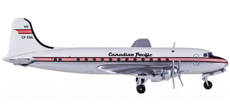 AeroClassics Canadian Pacific Douglas DC-4 CF-CUL 1:400 Diecast Model view 3
