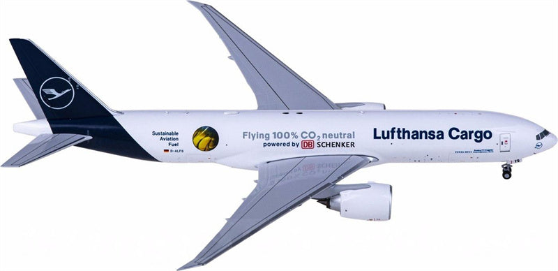 NG Models Lufthansa Cargo Boeing 777F D-ALFG 1:400 Diecast Model view 1