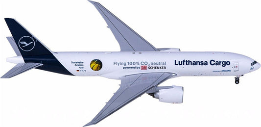 NG Models Lufthansa Cargo Boeing 777F D-ALFG 1:400 Diecast Model view 1