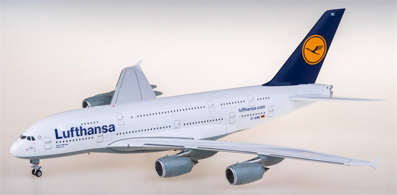 SQ Wings Lufthansa Airbus A380 D-AIMC 1:200 Diecast Model view 1
