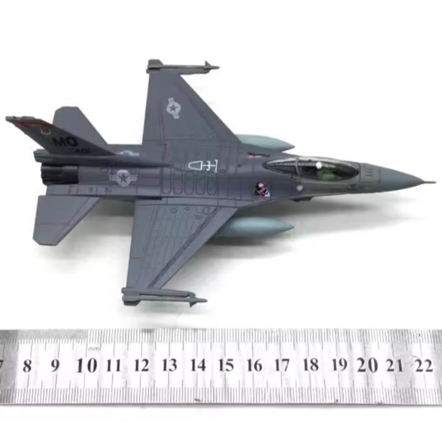 FLOZ US Air Force F-16c Fighting Falcon fighter jet 1:100 Aircraft Pre-built Model