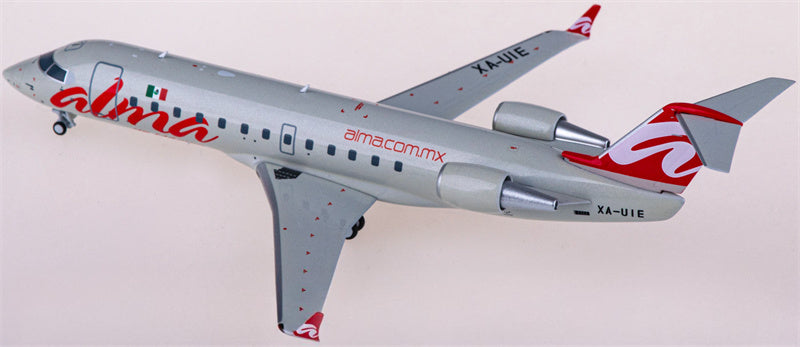 NG Models ALMA de Mexico Bombardier CRJ200ER XA-UIE 1:200 Diecast Model view 2