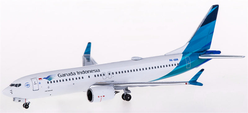 AeroClassics Garuda Indonesia Boeing 737 MAX 8 PK-GDB 1:400 Diecast Model view 3