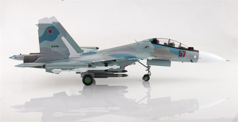 HOBBY MASTER Sukhoi SU30SM Flanker Red 57 Russian Air Force 2018 1:72 Aircraft Pre-built Model