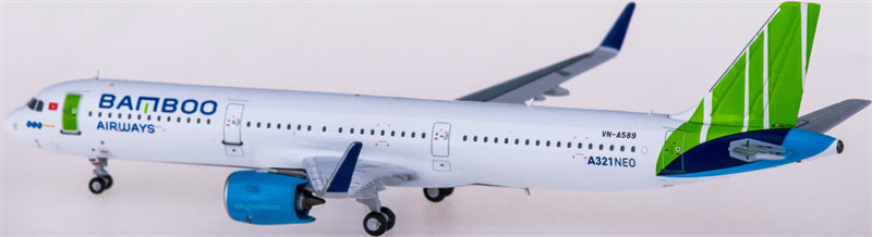 NG Models Bamboo Airways Airbus A321neo VN-A589 1:400 Diecast Model view 2