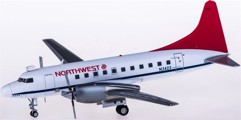 Geminijets Northwest Airlines Convair CV-580 N3423 1:200 Diecast Model view 2