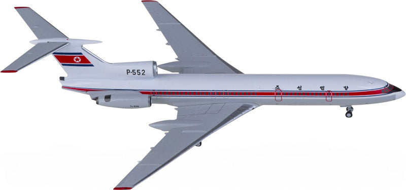 NG Models Air Koryo for Tupolev TU-154B P-552 1:400 Airplane Pre-built  Airliner Model Display