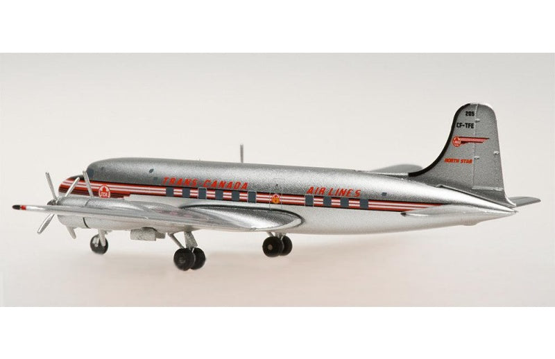 AeroClassics Trans Canada Airlines DC-4-M2 CF-TFE 1:400 Aircraft Pre-built  Airliner Model Display