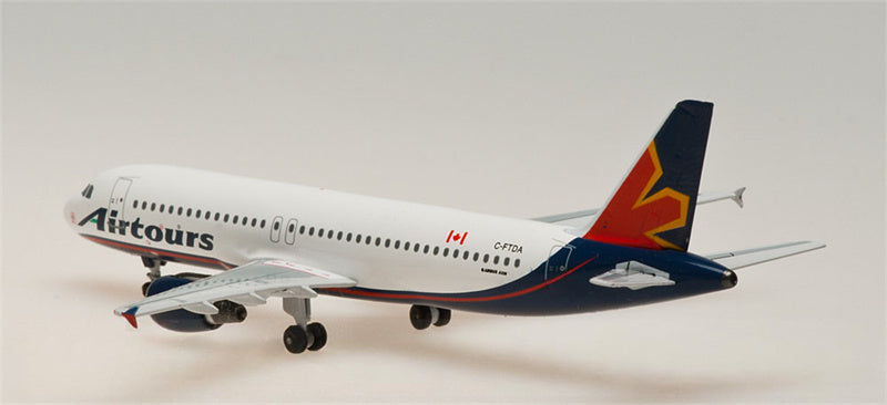 AeroClassics Airtours Airbus A320 C-FTDA 1:400 Diecast Model view 2