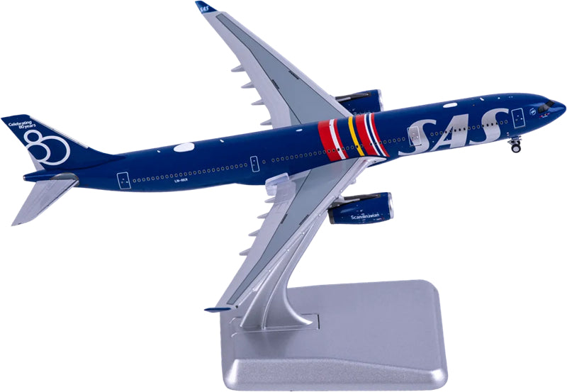 NG Models 1:400 SAS Scandinavian Airlines Airbus A330-300 LN-RKR Ultimate Editon DIECAST Model