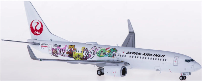 JC Wings 1:400 Japan Airlines Boeing 737-800 JA330J  DIECAST Model