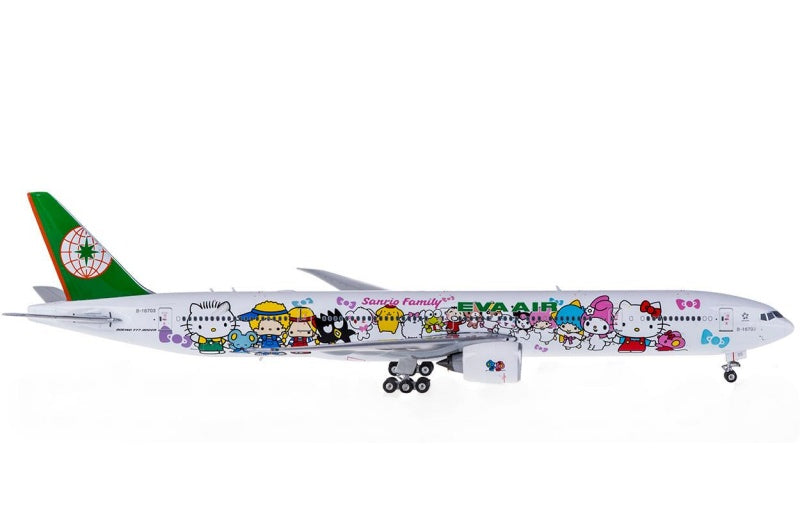 Phoenix EVA Air Boeing 777-300ER B-16703 1:400 Aircraft Pre-built  Airliner Model Display