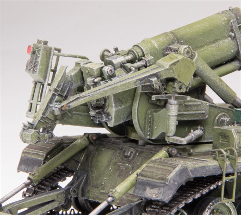 AM Russian Pion 2S7M M-1975 self-propelled howitzer with random tank numbers 1:72 Tank Pre-built Model