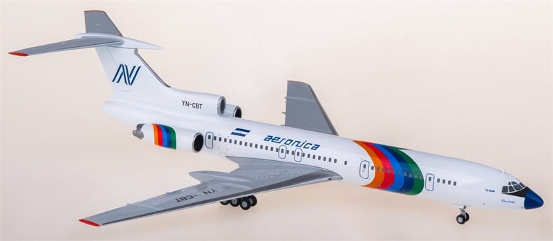Herpa Aeronica Tupolev TU-154M YN-CBT 1:200 Diecast Model view 3