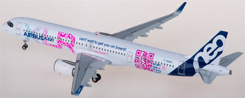 JC Wings Airbus A321neo F-WWAB 1:200 Diecast Model view 2