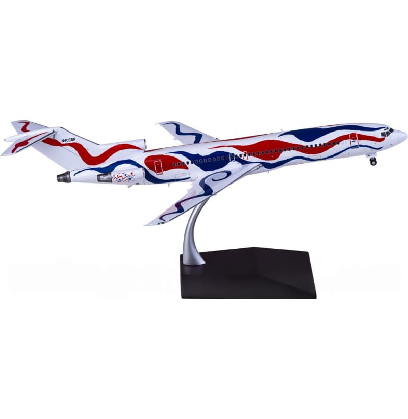 Geminijets Braniff Boeing 727-200 N408BN 1:200 Aircraft Pre-built  Airliner Model Display