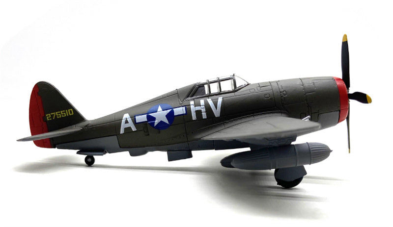 FLOZ US P-47 Thunderbolt fighter jet 1:72 Aircraft Pre-built Model