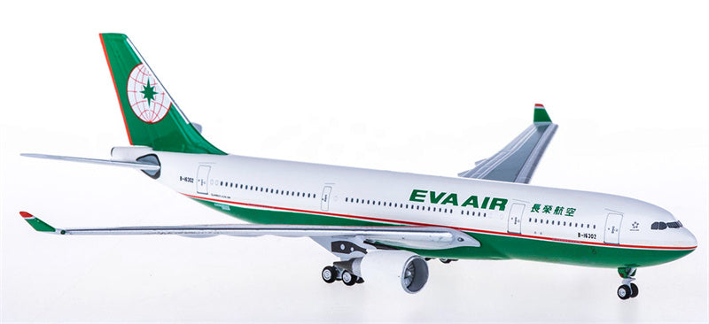 AeroClassics EVA Air Airbus A330-200 B-16302 1:400 Diecast Model view 1