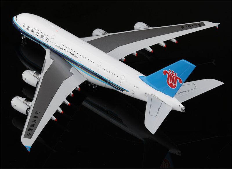 HX Models China Southern Airlines Airbus A380 B-6136 1:400 Diecast Model view 2