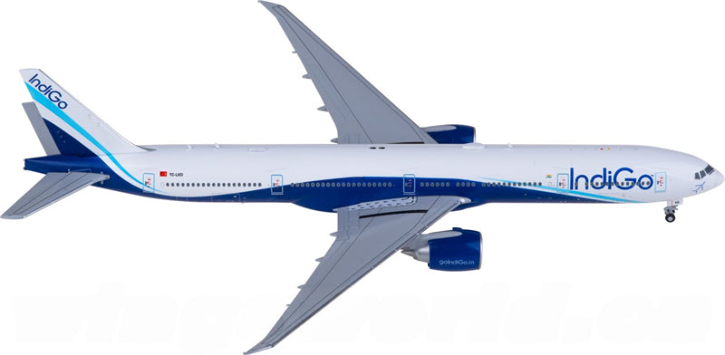 JC Wings IndiGo Boeing 777-300ER TC-LKD 1:400 Diecast Model view 2