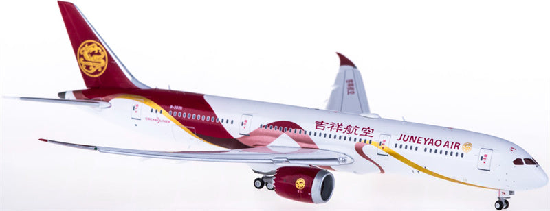 JC Wings Juneyao Air Boeing 787-9 B-207N Flaps Down 1:400 Diecast Model view 1