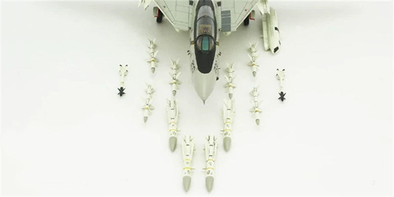 Century Wings US Navy F-14A VF-84 1:72 Model 1978 Kneeling Version Flap & Slat Down Jolly Roger AJ202