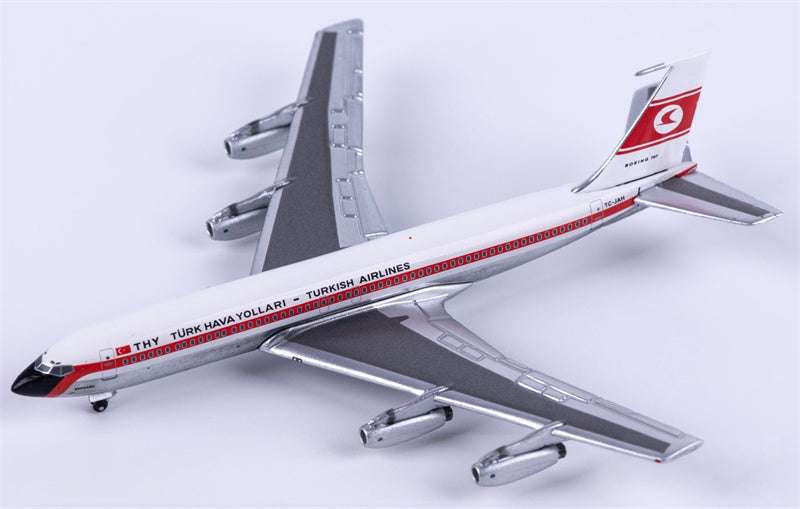 AeroClassics Turkish Airlines Boeing 707-300 TC-JAH 1:400 Diecast Model view 3